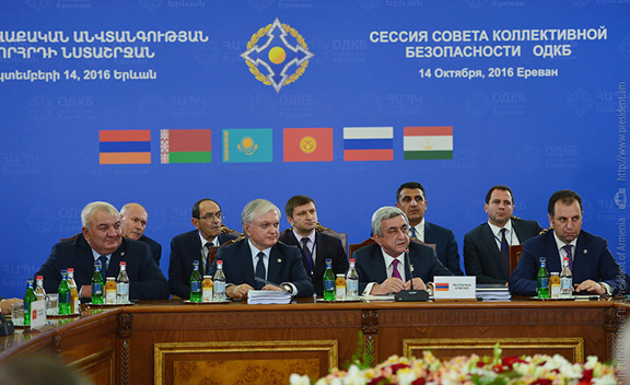 The Collective Security Treaty Organization's (CSTO) meeting in Yerevan on October 14 (Photo: president.am)