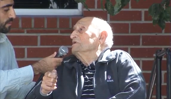 Aleksan Markaryan, 110, is the last known survivor of the Armenian Genocide in the U.S (Photo: Screenshot of Fox News Video Report)