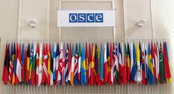 Flags of the OSCE participating States (Photo: OSCE/Mikhail Evstafiev)