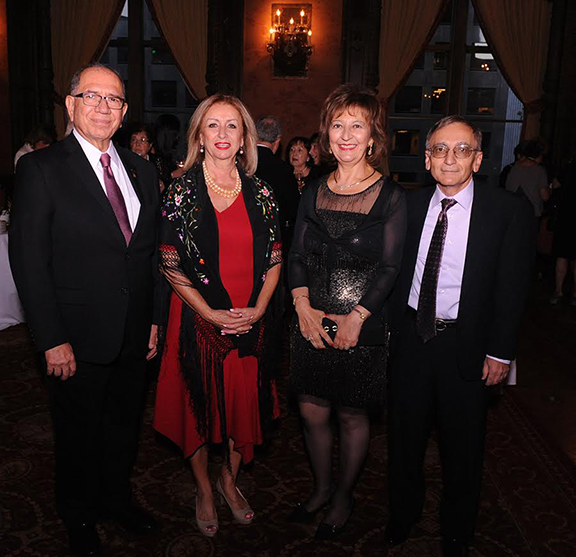 Zaven & Sona Khanjian, with $1 million Donors, Drs. Ani & Nazareth Darakjian 