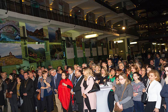 Over 200 people gathered to participate in the "Artsakh/Nagorno-Karabakh Hidden Treasure" event in Brussels on Nov. 17 (Photo: EAFJD Facebook Page)