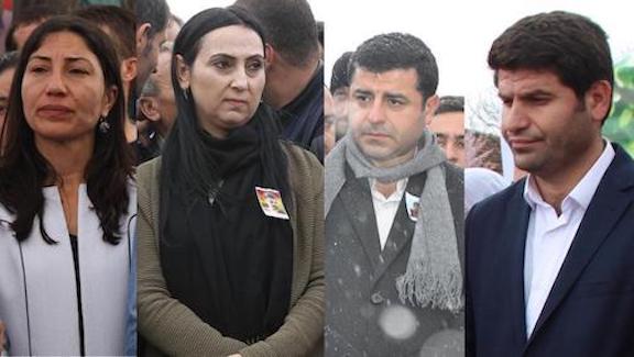 Some of the HDP leaders that were arrested Friday