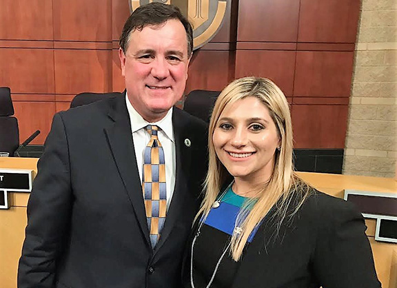 Irvine Mayor Donald P. Wagner, Bianka Asik