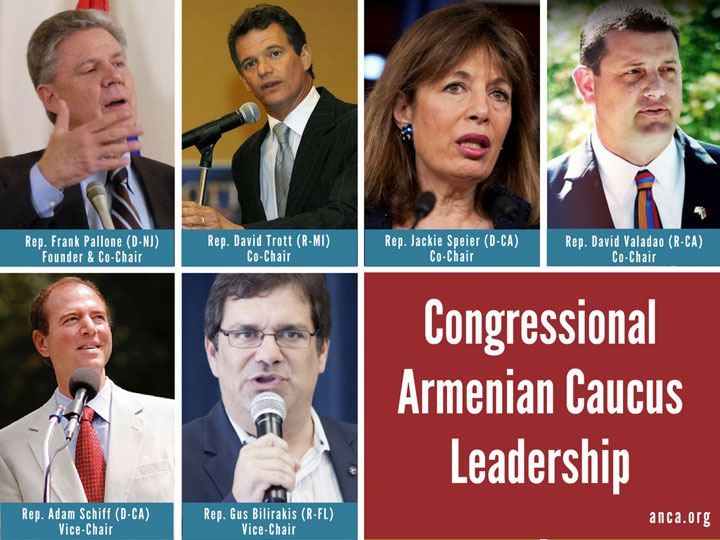 Congressional Armenian Caucus Leadership in the 115th Congress