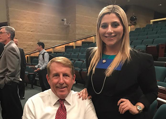 Lake Forest Mayor Scott Voigts, Bianka Asik