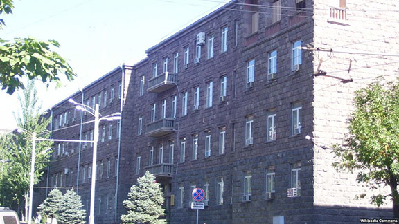 The National Security Service headquarters in Yerevan