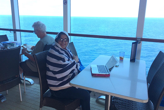 Freezing during crossing of the equator line