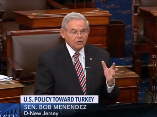 “Turkey under Erdogan cannot be seen as an ally,” said Senate Foreign Relations Committee Ranking Democrat Bob Menendez (D-NJ) in a powerful statement earlier this week.