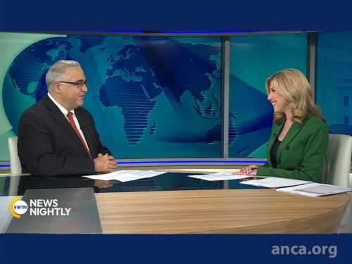 ANCA’s Aram Hamparian discusses the significance of the USCIRF designation of Azerbaijan to its “Countries of Particular Concern” list with EWTN News Nightly’s Tracy Sabol.