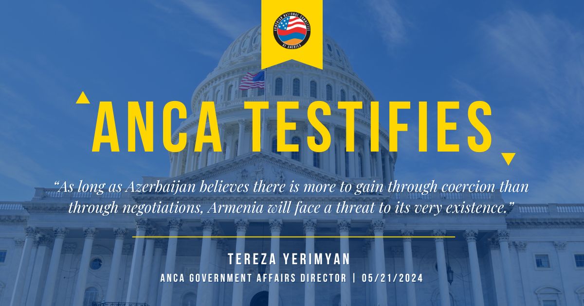 ANCA Congressional Testimony Calls for $200 Million Aid for Artsakh ...