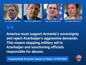 Congressional Armenian Caucus Co-Chairs Call on Biden to Hold Azerbaijan Accountable for Artsakh War Crimes at NATO Summit