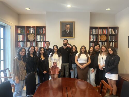 The ANCA summer interns learn about advocacy efforts for demining initiatives worldwide by The HALO Trust’s Amasia Zargarian.