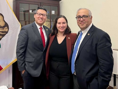 ANCA Executive Director Aram Hamparian and Government Affairs Director Tereza Yerimyan welcomed back Bakersfield, CA Rep. Vince Fong (R-CA) and reviewed policy priorities for the 119th Congress.