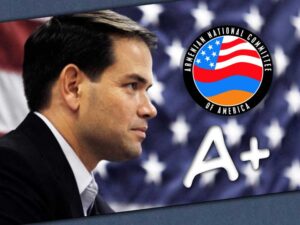 ANCA Policy Director Alex Galitsky highlights Sen. Marco Rubio’s (R-FL) leadership on Armenian American priorities in testimony supporting his nomination for U.S. Secretary of State.