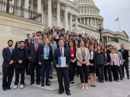Over 100 ANCA advocates took to Capitol Hill during ANCA Advocacy Days to call on Members of Congress to impose sanctions on Azerbaijan, support Armenia’s sovereignty, ensure Artsakh’s right of return, demand the immediate release of Armenian hostages, and expand U.S. genocide education initiatives that advance justice and prevent future genocides.