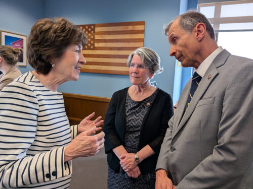 ANC Maine representative Gary Zartarian urged Senator Susan Collins (R-ME) to support targeted sanctions against Azerbaijani officials for war crimes, advocate for the immediate release of Armenian POWs, and back federal funding for genocide education programs to promote justice and historical truth.