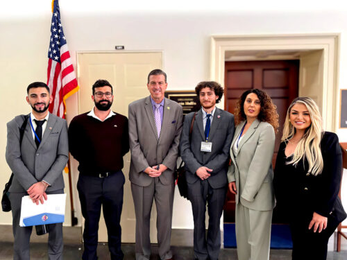 ANCA Western Region Board Members, staff, and advocates called on Rep. Kevin Mullin (D-CA) to back U.S. action to hold Azerbaijan accountable for ethnic cleansing in Artsakh, support a peace process grounded in justice, and expand genocide education programs that honor victims and deter denial.