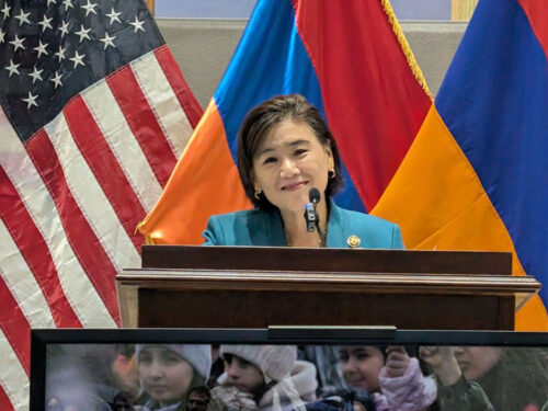 Rep. Judy Chu (D-CA) fondly recalled her trip to Artsakh and calls the resulting ban from visiting Azerbaijan a “badge of honor.”