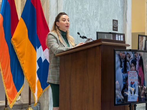 “Tonight’s commemoration must be about responsibility. Peace without justice is not peace, and the right of return must not remain as a slogan — it must be realized,” stated Armenian Legal Center Executive Director Siranush Sahakyan.