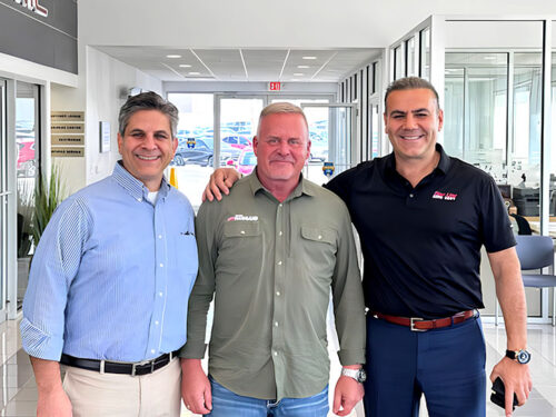 The ANCA has endorsed Craig Haggard (center) in his campaign for Indiana’s 4th Congressional District. He is pictured here with ANCA advocate David Krikorian (left) and Armenian American activist Ty Safaryan (right).