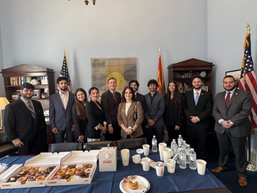 Rep. Greg Stanton (D-AZ) meets with ANCA Western Region, ANCA National, and Arizona delegation advocates on Armenian American legislative priorities.