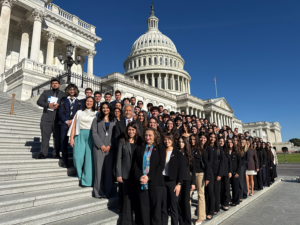 Armenian American advocates from more than 30 states gather on the U.S. Capitol steps on September 15, before a day of Congressional policy consultations on Armenian hostage release, the return of Artsakh's forcibly displaced, and enforcement of the Section 907 ban on U.S. military aid to Azerbaijan.